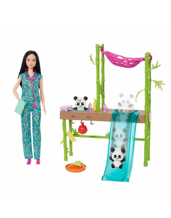 Barbie Yavru Panda Bakımı Oyun Seti HKT77