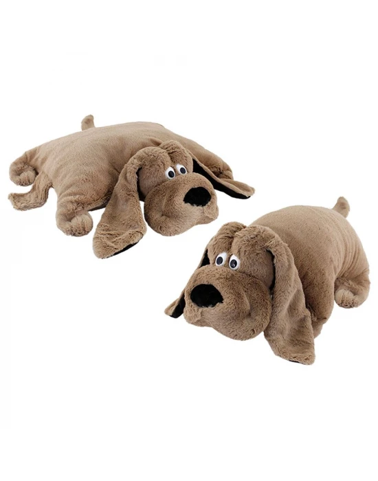 Buruşuk Köpek Katlanır Yastık Peluş