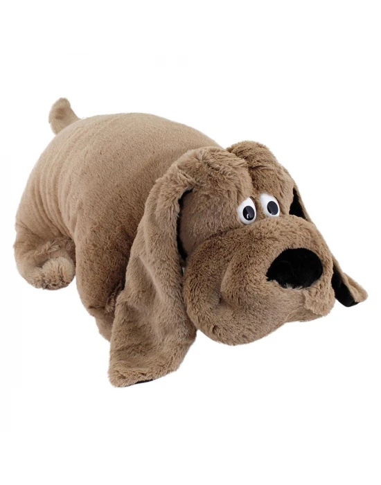 Buruşuk Köpek Katlanır Yastık Peluş