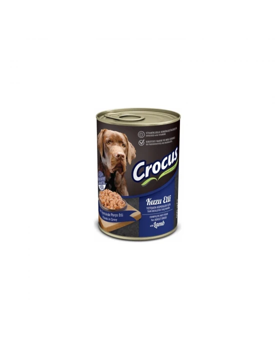 Crocus Kuzu Etli Köpek Yaş Mama 400GR