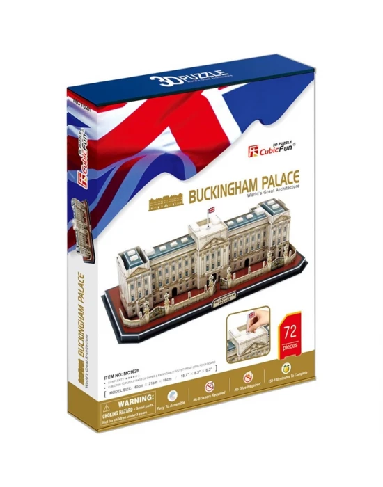 Cubic Fun 3D 72 Parça Puzzle Buckingham Sarayı - İngiltere