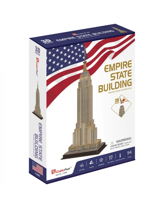 Cubic Fun 54 Parça Puzzle Empire State Binası