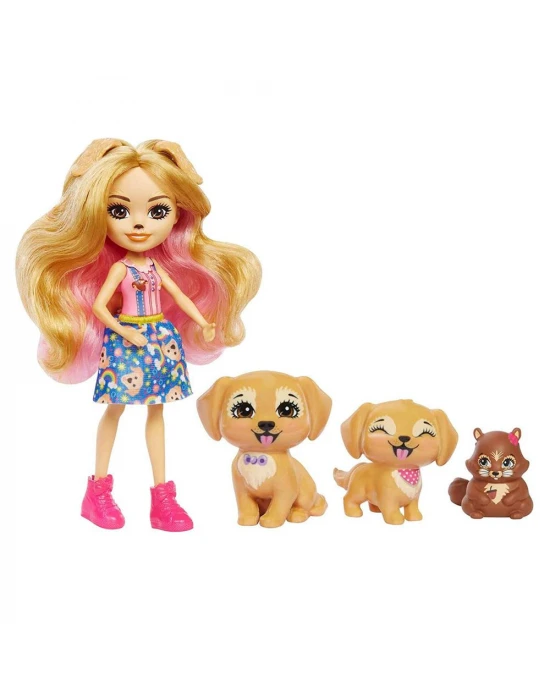 Enchantimals Aile Serileri HHB85 - Gerika Golden Retriever Ailesi
