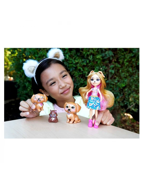 Enchantimals Aile Serileri HHB85 - Gerika Golden Retriever Ailesi