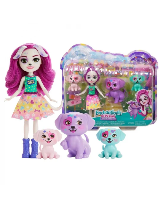 Enchantimals Aile Serileri HKN14 - Dessa Dalmaçyalı Ailesi