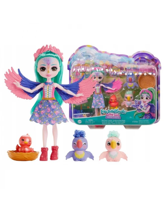 Enchantimals Aile Serileri HKN15 - Filia Finch Ailesi