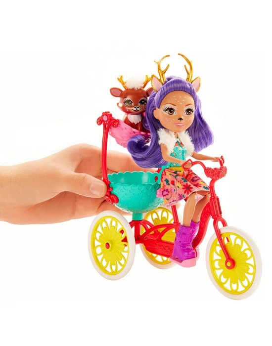 Enchantimals Danessa Deer ve Sprint Bisikletli Dostlar Oyun Seti