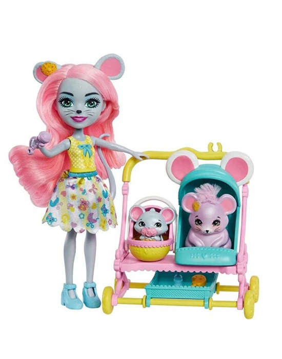 Enchantimals Eğlenceli Oyun Setleri - Mutlu Bebek Buggy