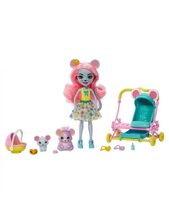 Enchantimals Eğlenceli Oyun Setleri - Mutlu Bebek Buggy