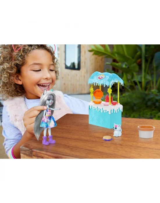 Enchantimals Eğlenceli Oyun Setleri - Sıcacık Çikolata Standı