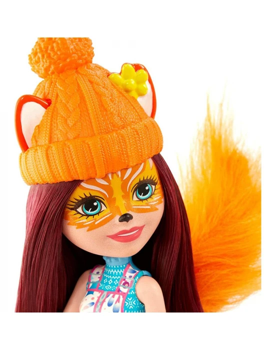 Enchantimals Felicity Fox ve Flick Fantastik Kar Kızağı Oyun Seti