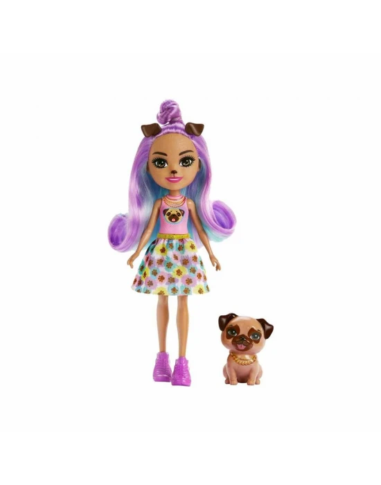 Enchantimals Popüler Karakter Bebekler - Penna Pug