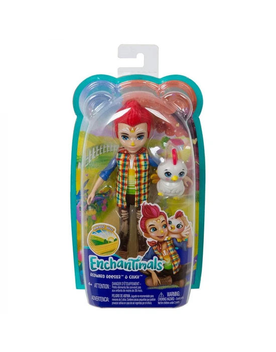 Enchantimals Popüler Karakter Bebekler - Redward Rooster ve Cluck
