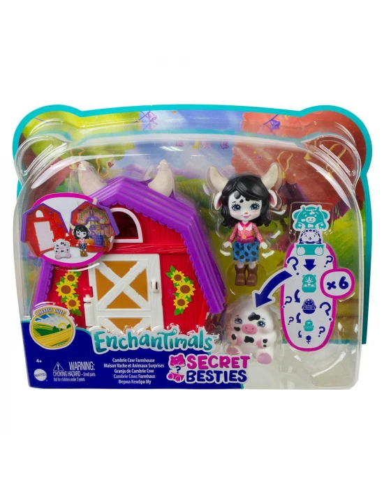 Enchantimals Secret Besties Sevimli İnek Cambrienin Çiftliği Oyu