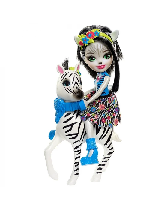 Enchantimals Zelene Zebra Ve Hoofette Oyun Seti
