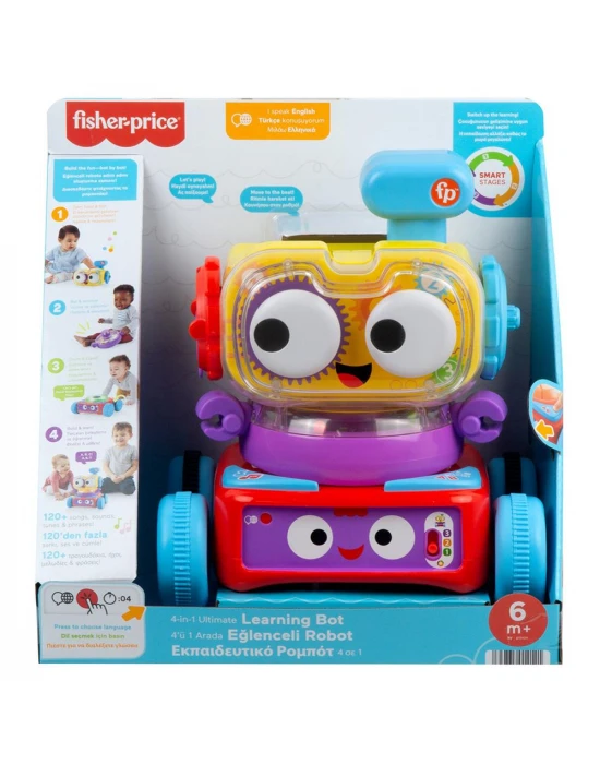 Fisher Price 4ü 1 Arada Eğlenceli Robot