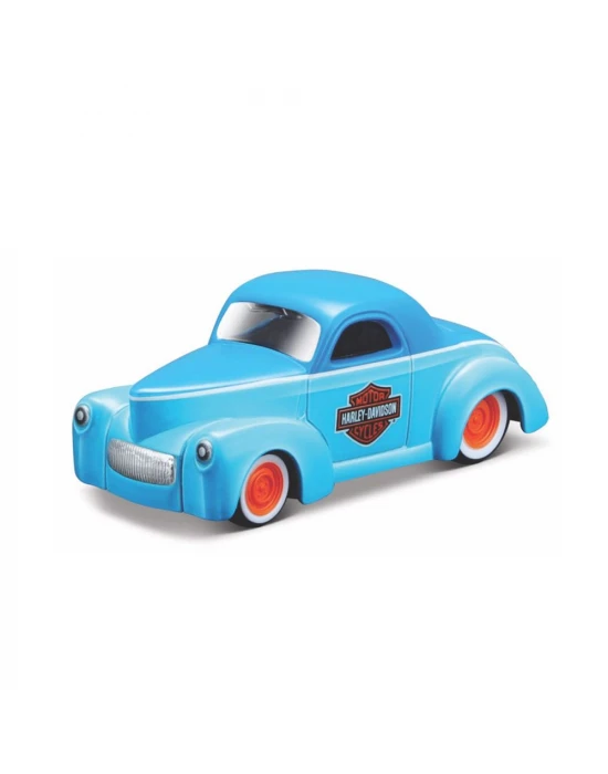 Harley-Davidson 1941 Willys Coupe Model Araba 1/64