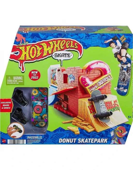 Hot Wheels Donut Kaykay Parkı Oyun Seti