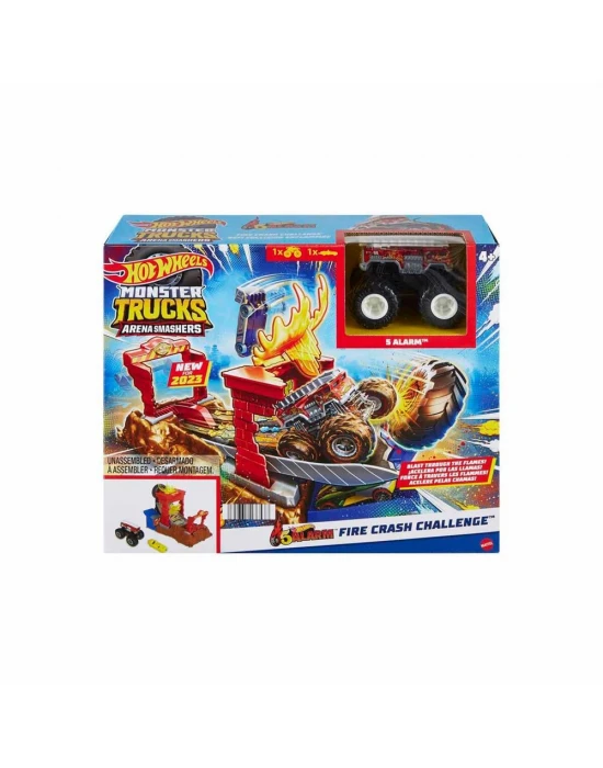 Hot Wheels Monster Trucks Ateşle Çarpışma Mücadelesi Oyun Seti
