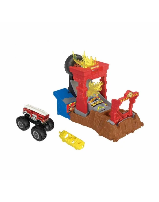 Hot Wheels Monster Trucks Ateşle Çarpışma Mücadelesi Oyun Seti