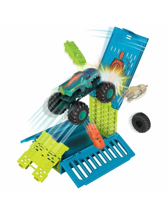 Hot Wheels Monster Trucks Mega-Wrexin Çarpışma Kafesi HNC29
