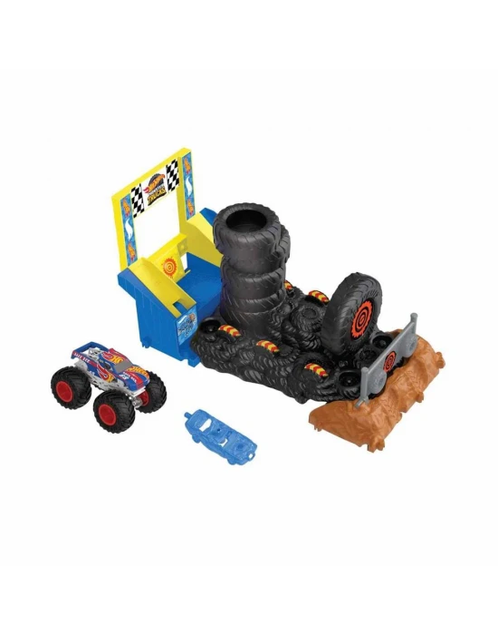 Hot Wheels Monster Trucks Tekerlek Devirme Mücadelesi Oyun Seti