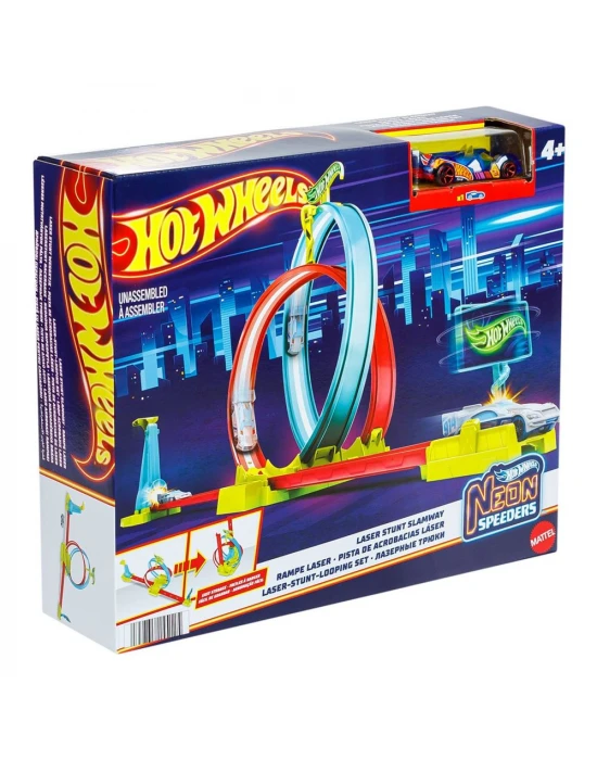 Hot Wheels Neon Speeders Lazer Akrobasi Rampası HPC05