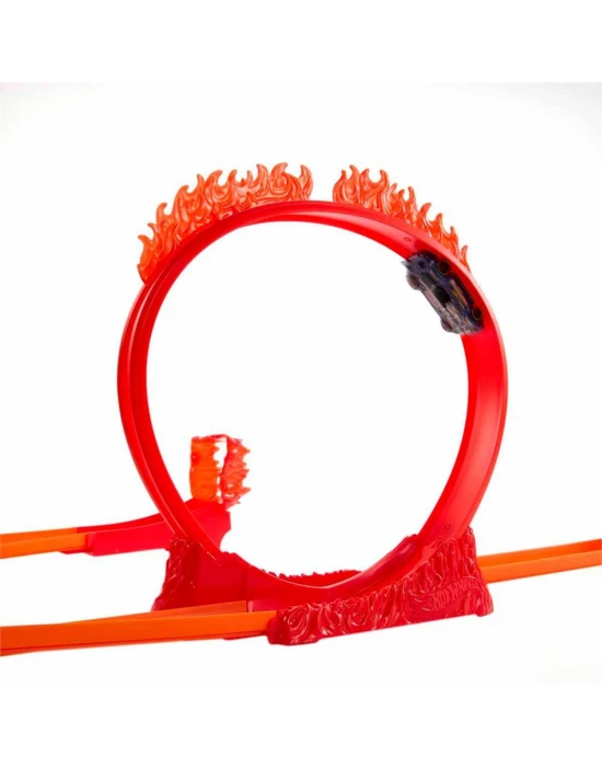 Hot Wheels Track Builder Alev Temalı Akrobasi Seti HMC04