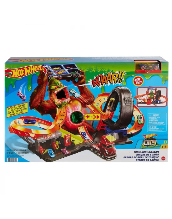 Hot Wheels Zehirli Goril Saldırısı Oyun Seti