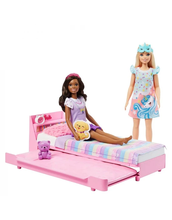 İlk Barbie Bebeğim - Barbienin Yatağı Oyun Seti HMM64