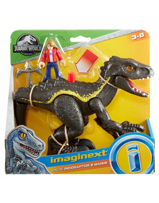 Imaginext Jurassic World Araçlar - Indoraptor & Maisie
