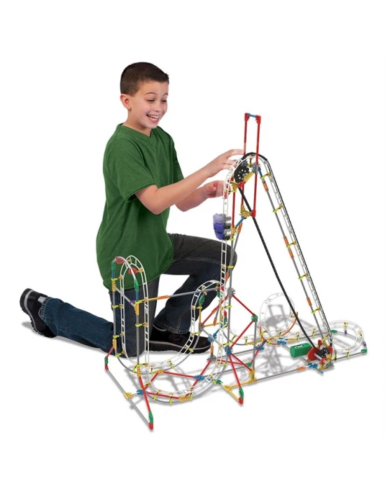 K’Nex Blizzard Blast Roller Coaster Seti (Motorlu) Thrill Rides K