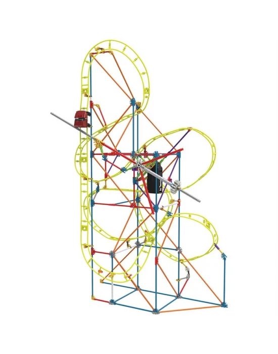 K’Nex Clock Work Roller Coaster Seti (Motorlu) Thrill Rides Knex