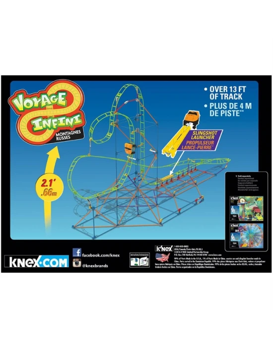 K’Nex Infinite Journey Roller Coaster Seti Thrill Rides Knex 1540