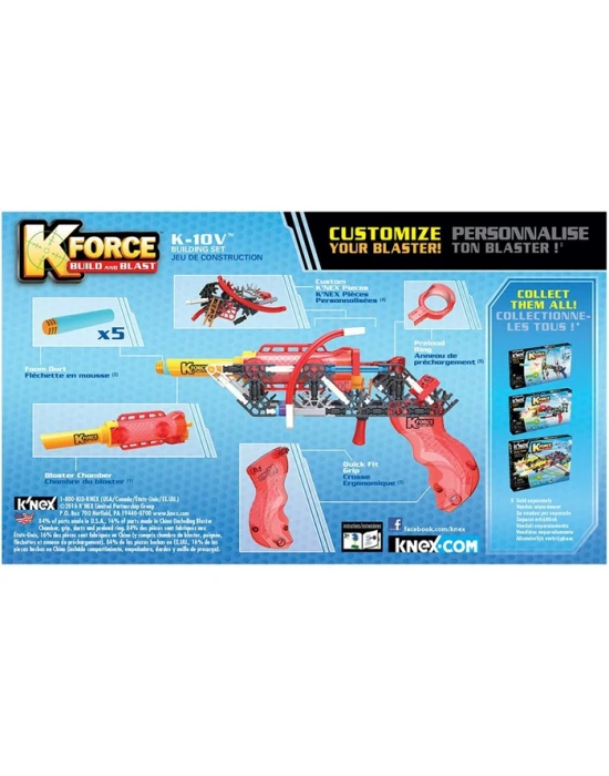 K’Nex K-Force K-10V Yapı Seti Knex 47008