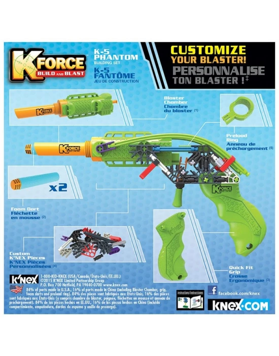 K’Nex K-Force K-5 Phantom Yapı Seti Knex 47538