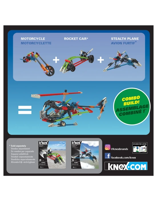 KNex Imagine Motorcycle Building Set 17007