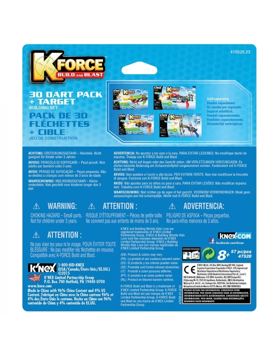 KNex K-Force Hedefli 30 Mermi Seti 47528