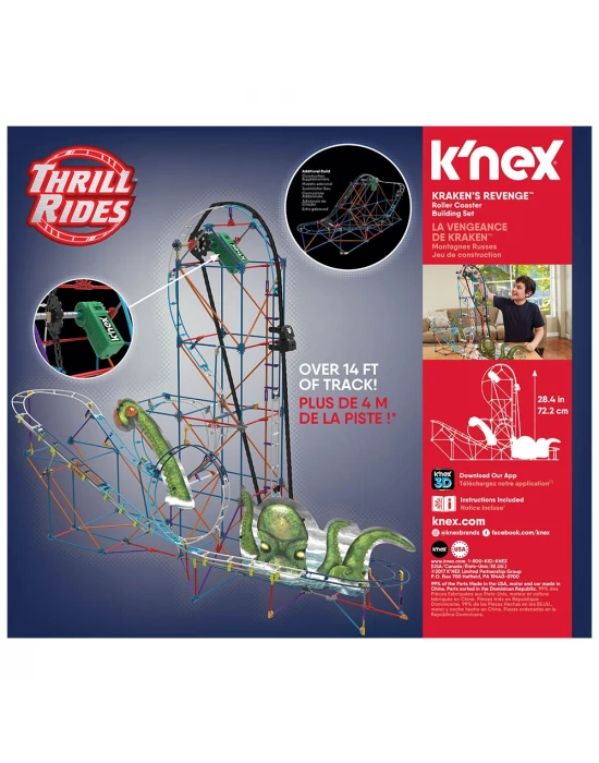 KNex Krakens Revenge Roller Coaster 17616 (Motorlu)