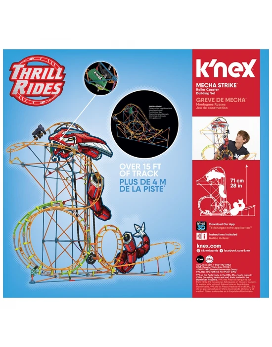 KNex Mecha Strike Roller Coaster 18515 (Motorlu)