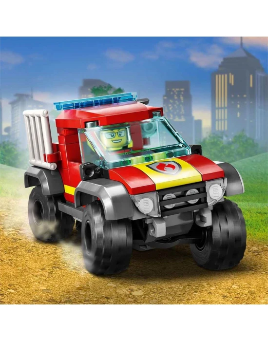 LEGO City 4x4 İtfaiye Kamyonu Kurtarma Operasyonu 60393