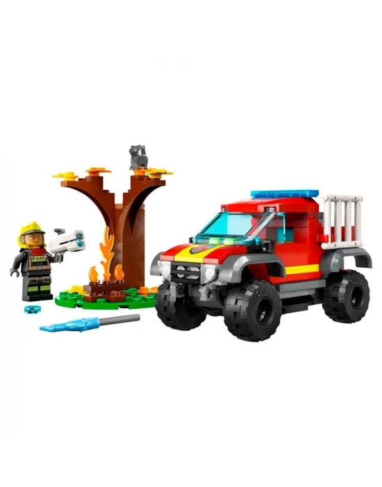 LEGO City 4x4 İtfaiye Kamyonu Kurtarma Operasyonu 60393