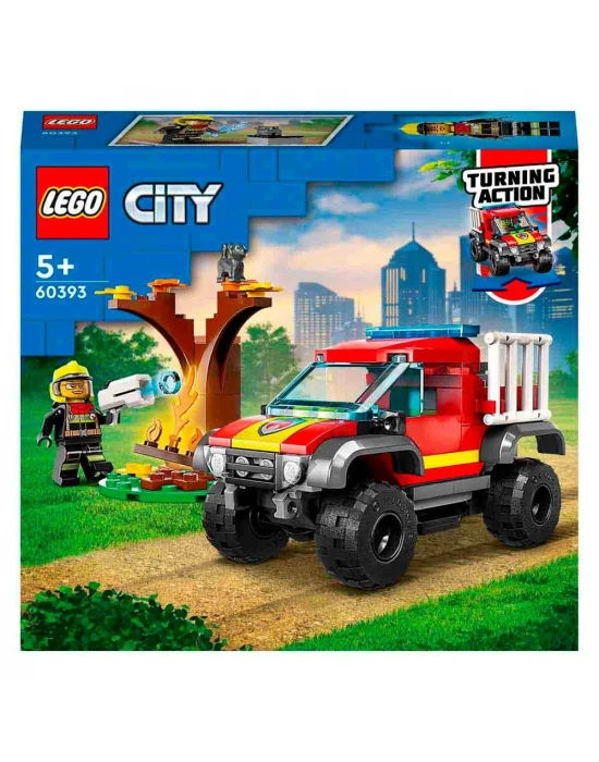 LEGO City 4x4 İtfaiye Kamyonu Kurtarma Operasyonu 60393