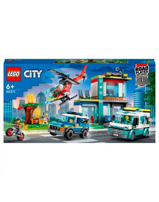 LEGO City Acil Durum Araçları Merkezi 60371