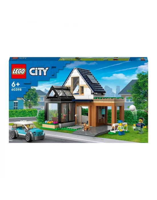 LEGO City Aile Evi ve Elektrikli Araba 60398