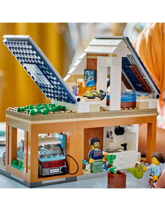 LEGO City Aile Evi ve Elektrikli Araba 60398