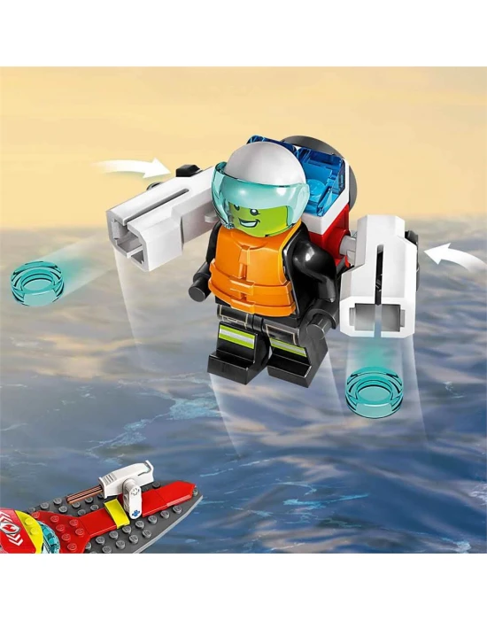 LEGO City İtfaiye Kurtarma Teknesi 60373