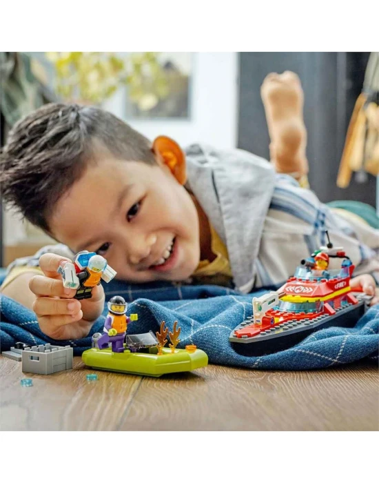 LEGO City İtfaiye Kurtarma Teknesi 60373