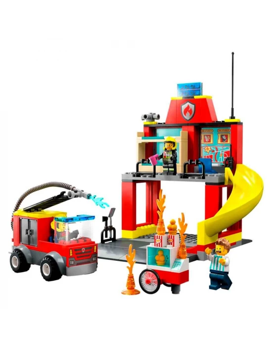 LEGO City İtfaiye Merkezi ve İtfaiye Kamyonu 60375