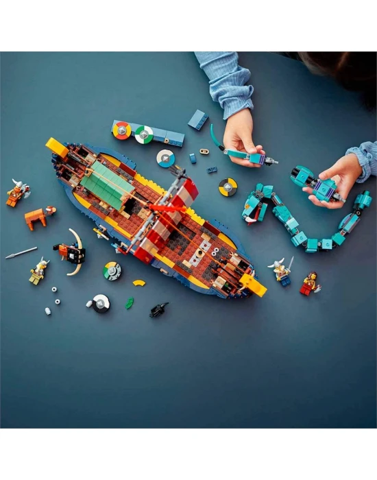 LEGO Creator Viking Gemisi ve Midgard Yılanı 31132
